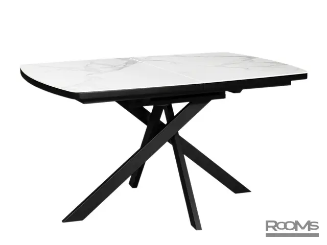 Үстел DALLAS 140 MARBLE CER/BK