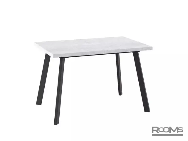Table BORG 140 GREY SLATE/BK