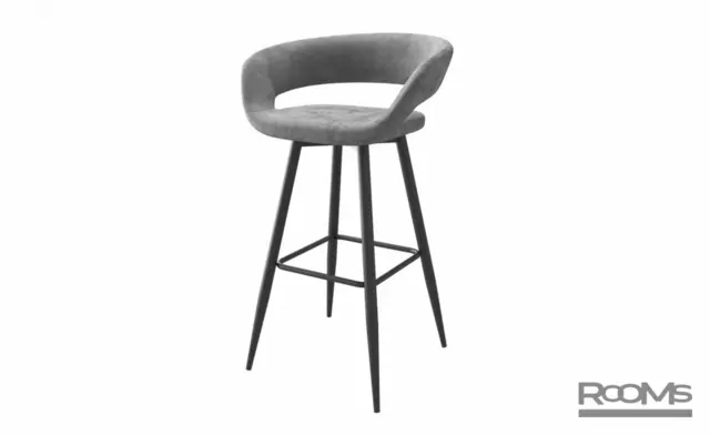 Стул барный BARNY-R 700 GREY BRANDY 22 BK