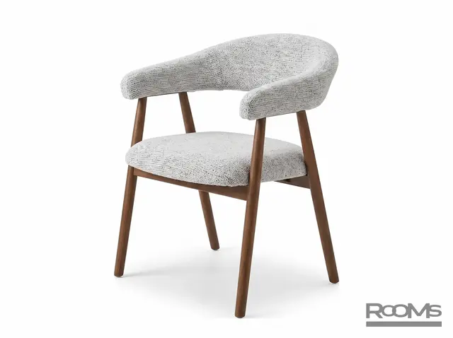Стул CANDY GREY CHENILLE BROWN WALNUT WD