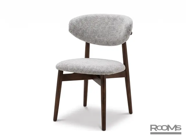 Стул VILENA GREY CHENILLE BROWN WD