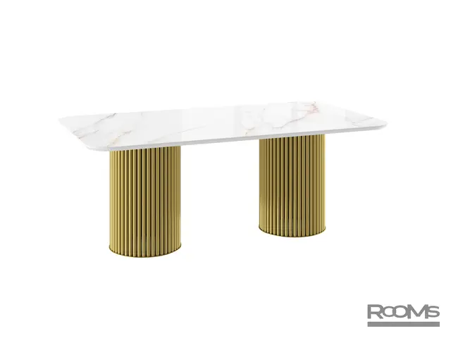 Table ASKAR 200 BELDIA BIANCO GLOSS PREMIUM CER/G
