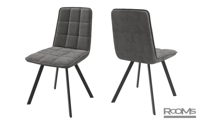 Стул ROM-R ANTRACITE KIPRUS 10 BK (D) 43см