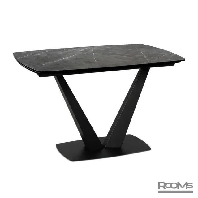 Үстел CHALET 120 PIETRA GREY CER/BK