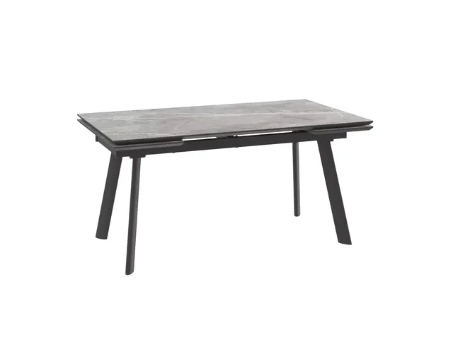 Стол MILANA FOUR 160 STONE GREY ST CER/BK