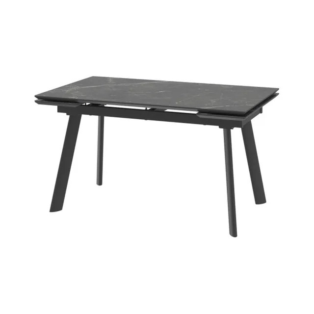 Стол MILANA FOUR 140 STONE BLACK ST CER/BK