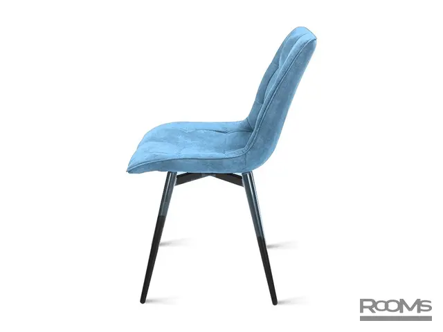 Стул B105-M LIGHT BLUE VL60 BK
