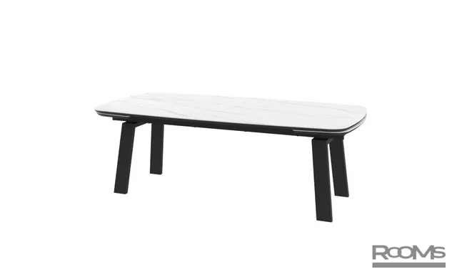 Table PANAMA SLIDE 230 LIGHT MARBLE - COMPAKT CER/BK 30%