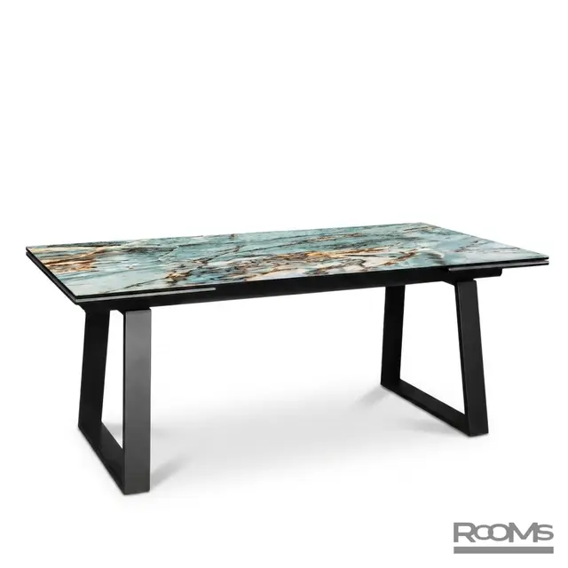 Үстел ROVENA 200 MALAHIT CER/BK