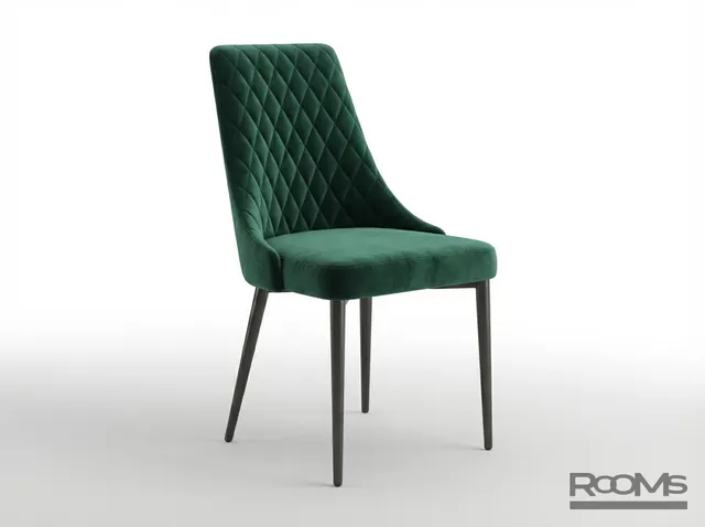 Стул B240 DARK GREEN VL65 BK VD