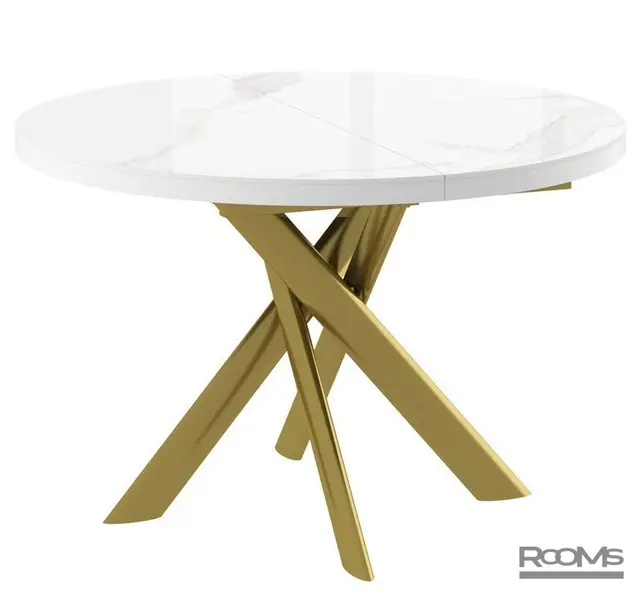 Table RONALDO 120 PATAGONOA BIANCO GLOSS PREMIUM CER/G