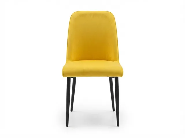 Стул ДЕЙЗИ ткань:Вивальди 15/муар.черный(YELLOW) BK