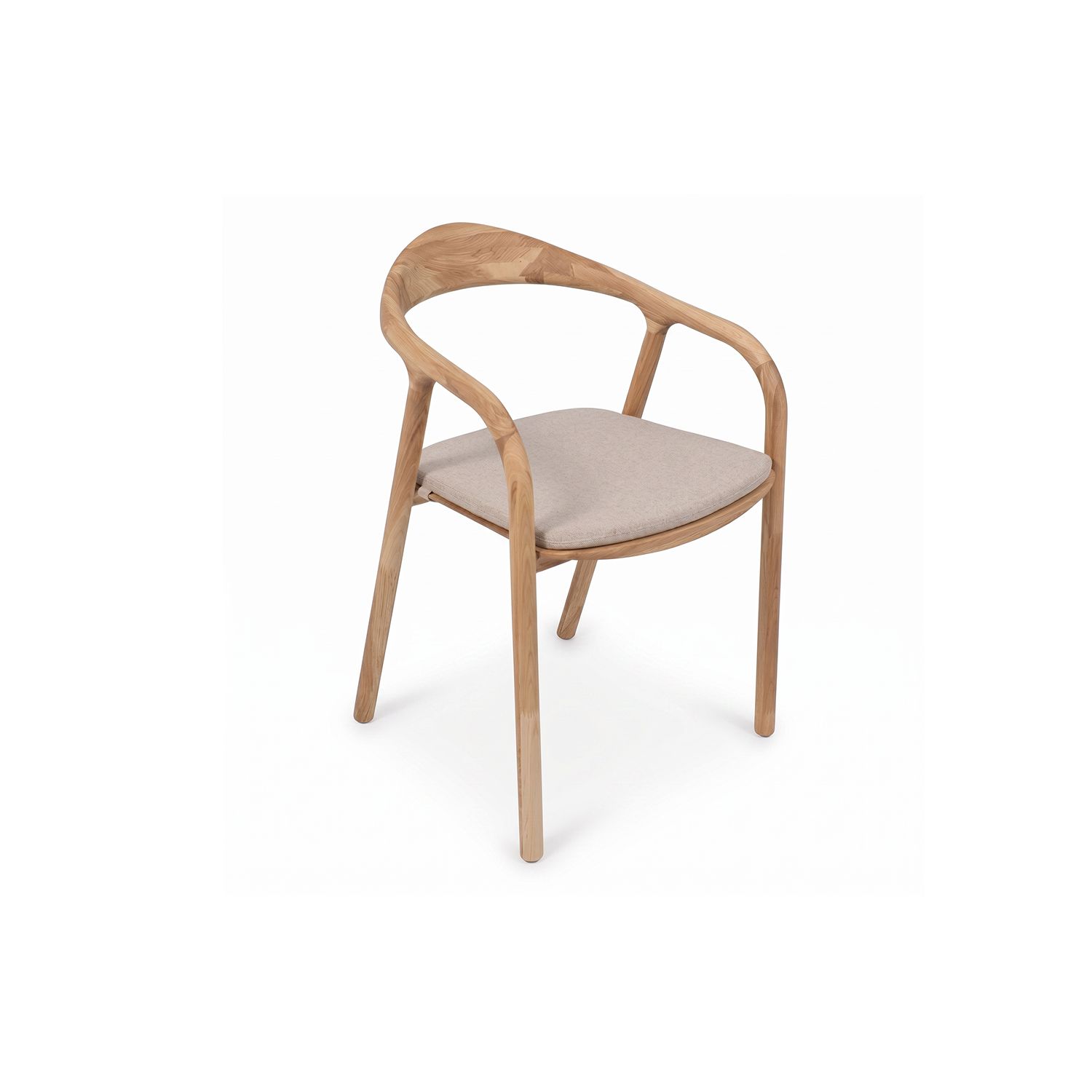 Стул Био комфорт, Бесцветный матовый/бежевый Piano 03