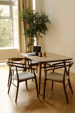 Стол Тайфун 140х91х76 Бесцветный матовый