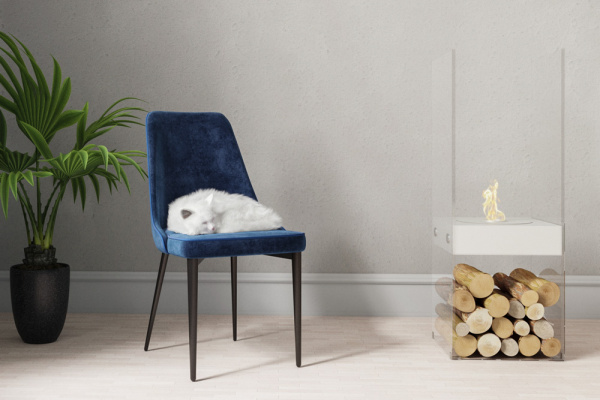 Стул B140 NAVY VL68 BK