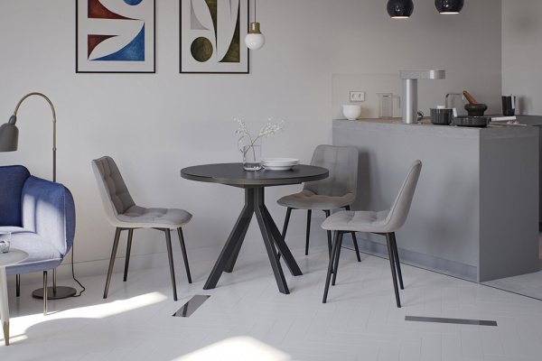 Стул B105 DARK GREY VL18 BK