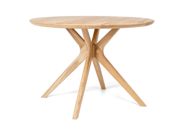 Стол Оксфорд 110х110х76, Бесцветный матовый Стол Оксфорд 110х110х76, Бесцветный матовый