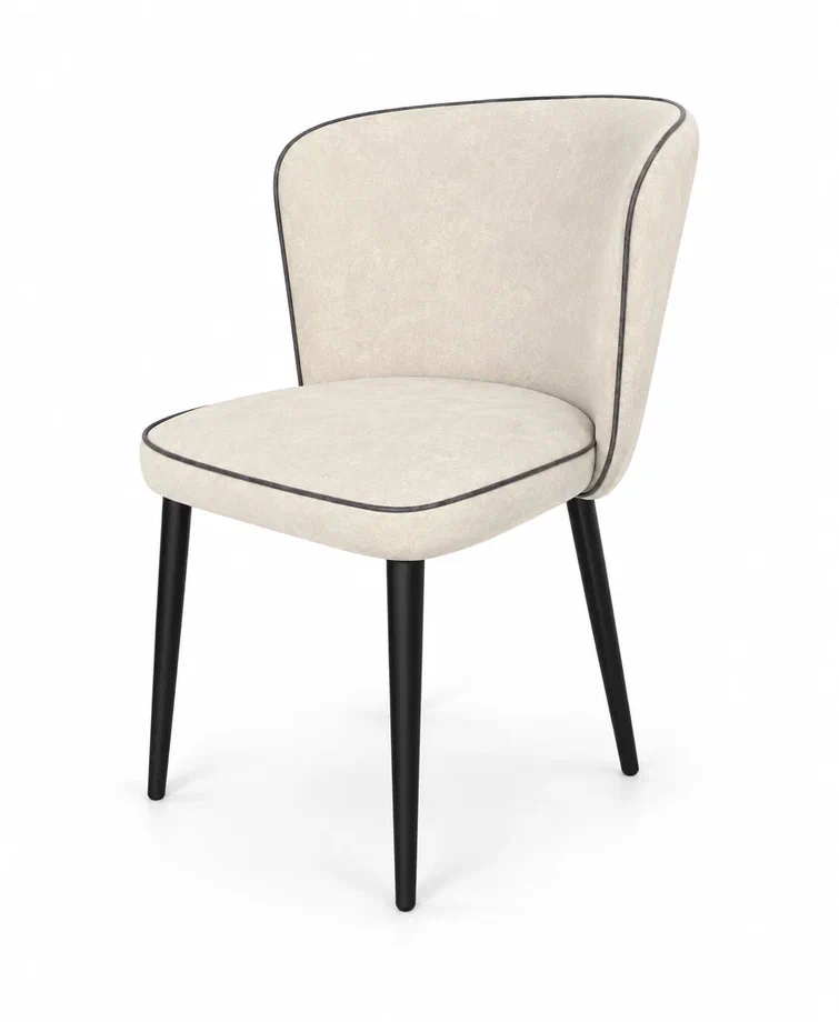 Chair Dustin CREAM BRANDY 3 BK