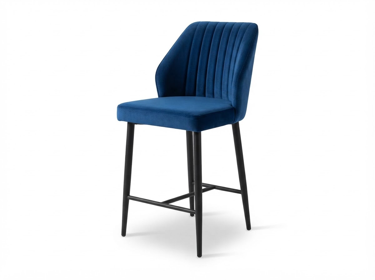 Counter stool ROSSO NAVY NELLA 140 BK