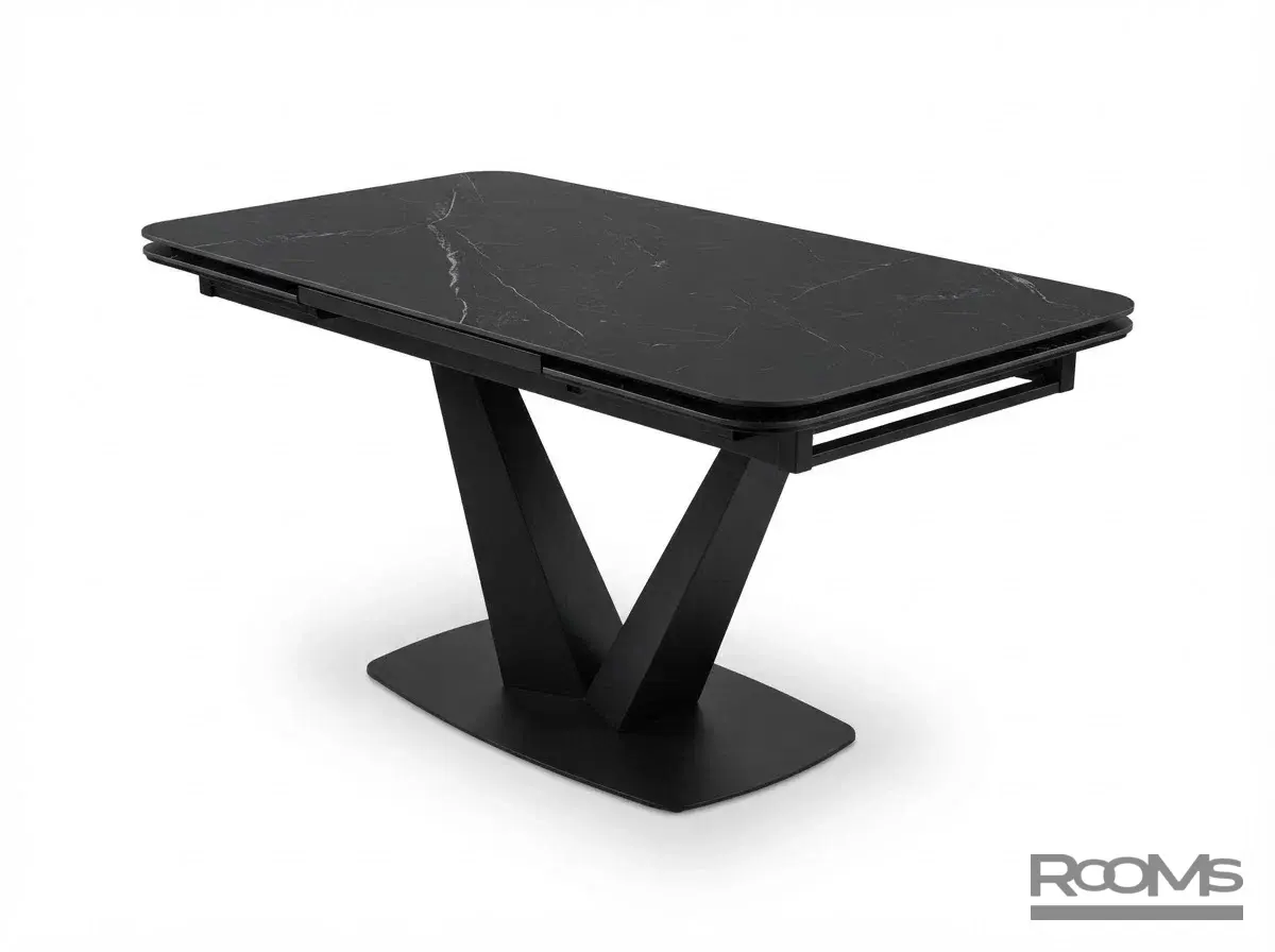 Table Le Mans 120 GREYS BLACK/BK