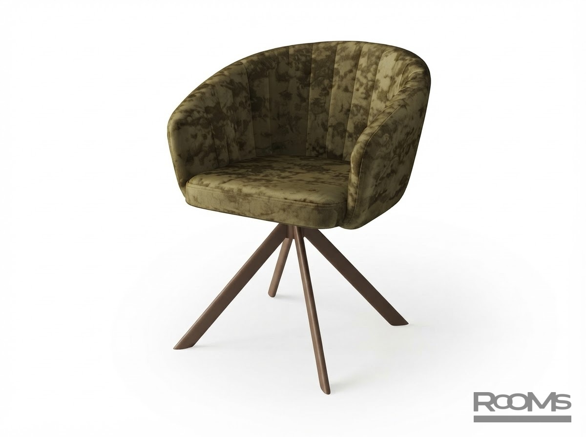 Стул SHELLY-R, m09 OLIVE LUX LT ракушка