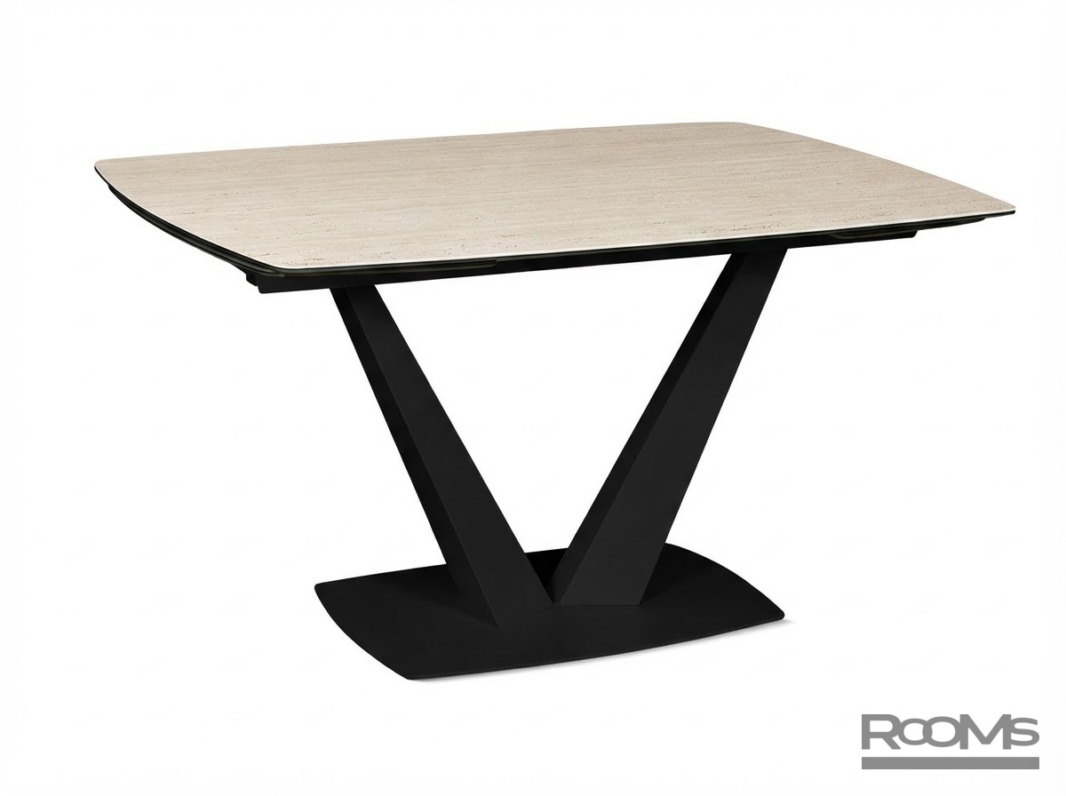 Үстел CHALET 120 TRV CER/BK