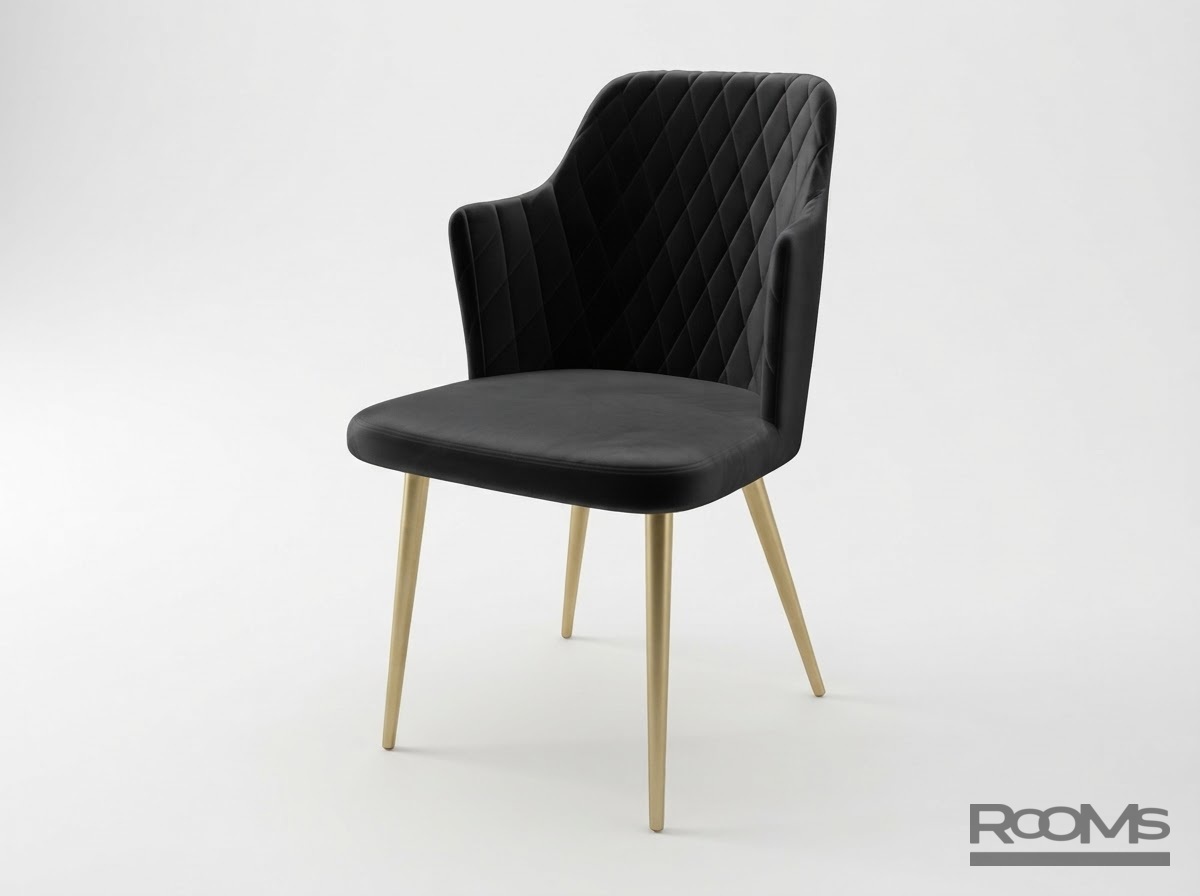 Стул FREDDY BLACK DIVA 24 GOLD