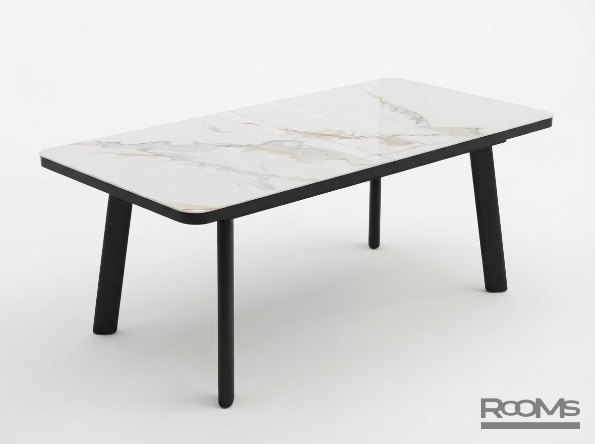 Table Nord 120 Calacatta Gold CER/BK