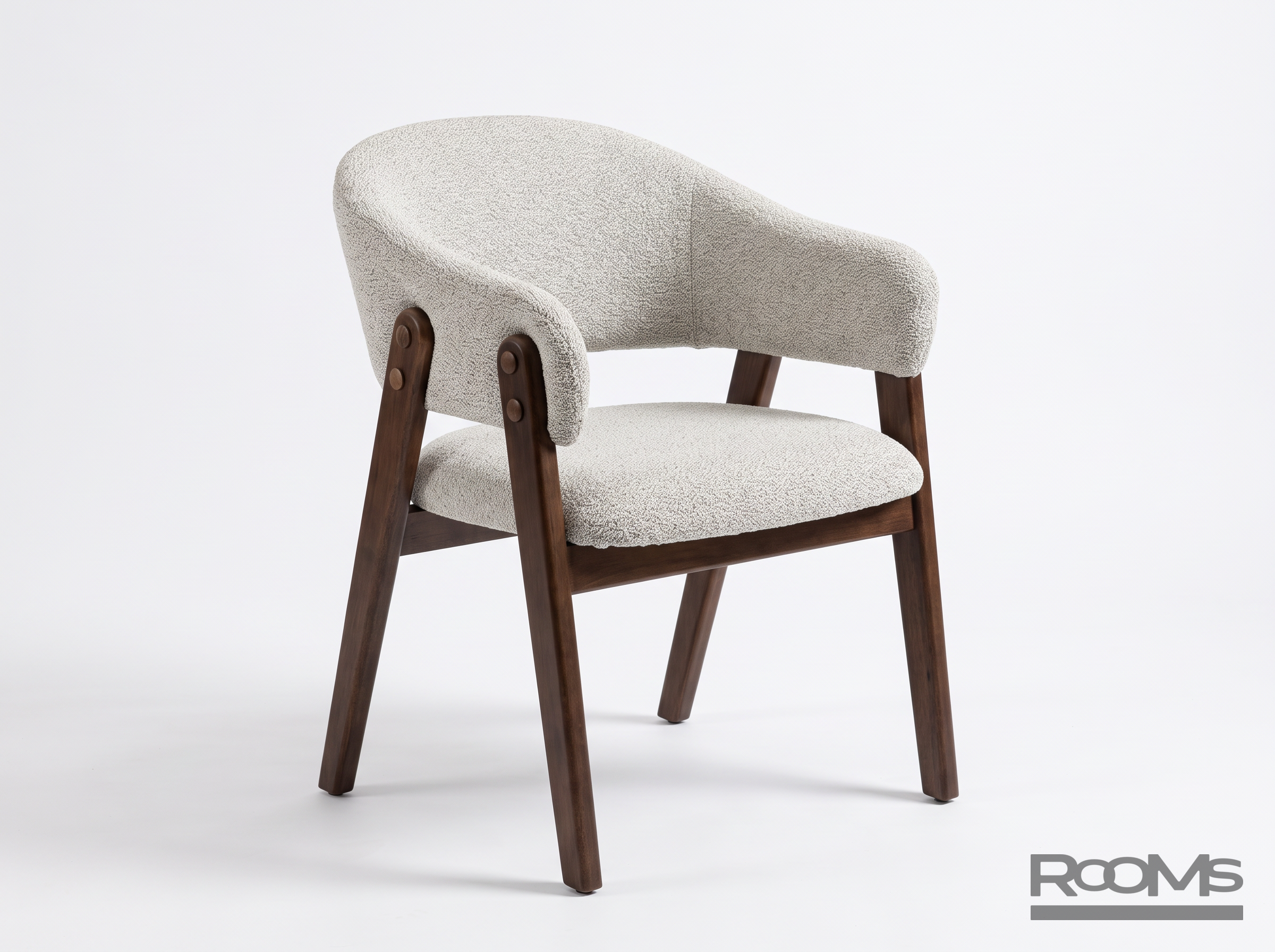Стул SOFIA TAUPE CHENILLE BROWN WD