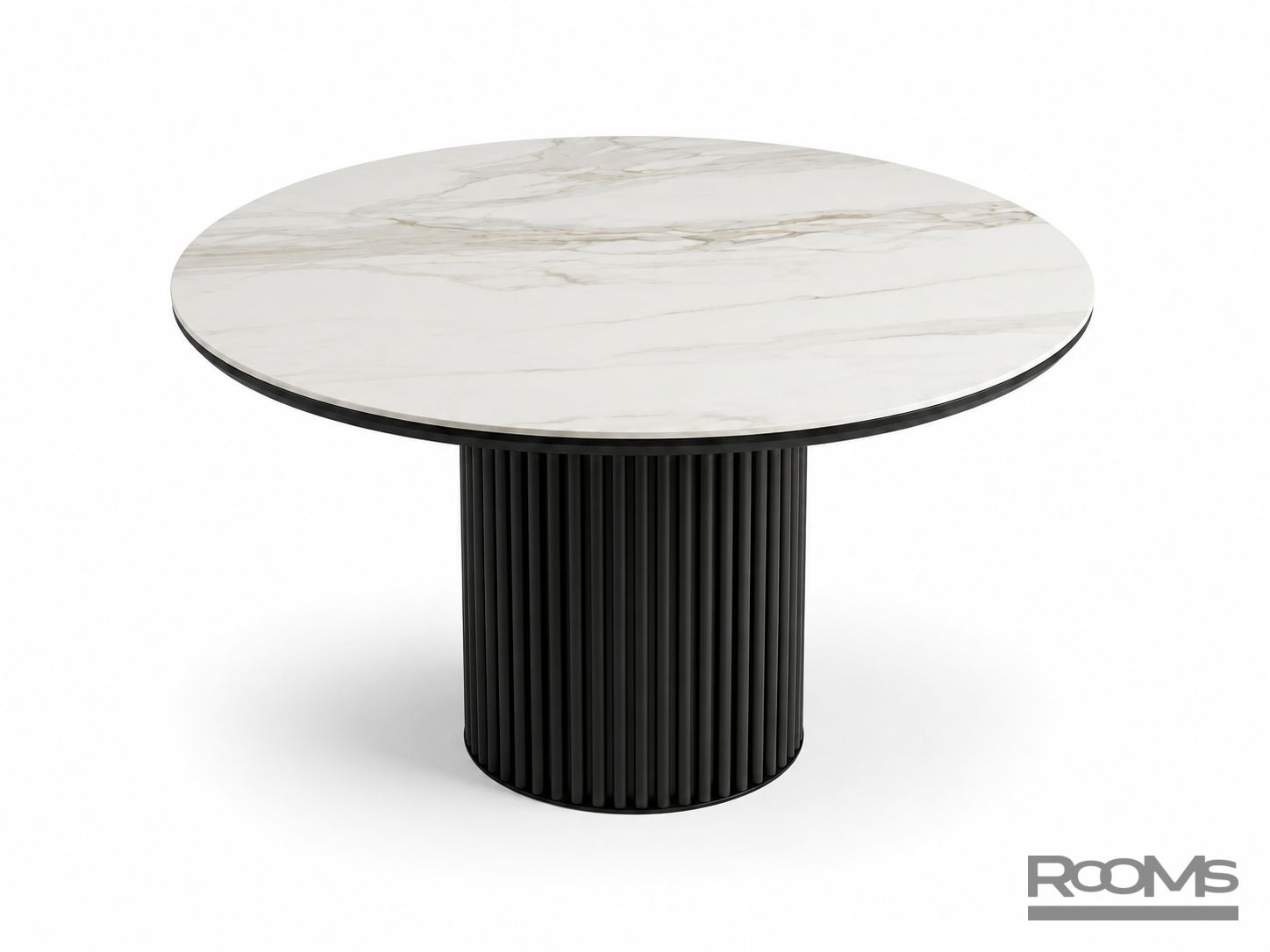 Table ASKAR ROUND 116 CALAKATTA GOLD MAT PREMIUM CER/BK